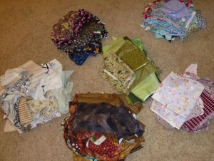 Unwashed Fabric Stash