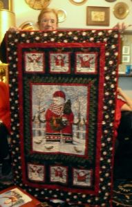 Handmade Christmas Quilt Handmade Christmas Quilt