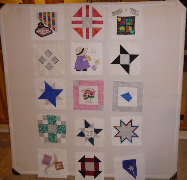 25th Anniversary Blocks