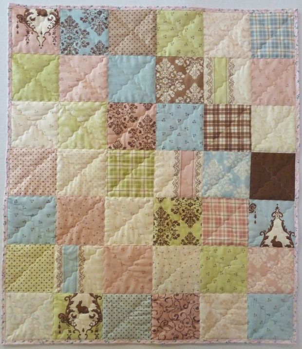Finished Lily and Will Charm Pack Quilt