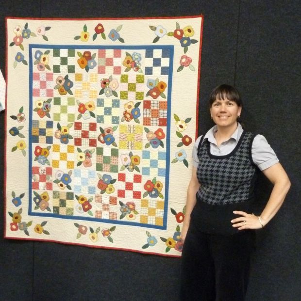 Patches and Posies Applique Quilt