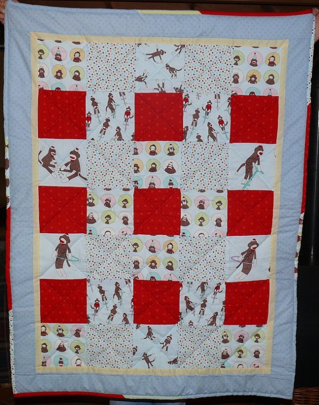 Funky Monkey Charm Squares Quilt