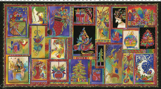 Laurel Burch Holiday Celebrations Panel Laurel Burch Holiday Celebrations Panel