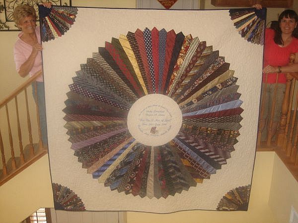 Finished Tie Quilt