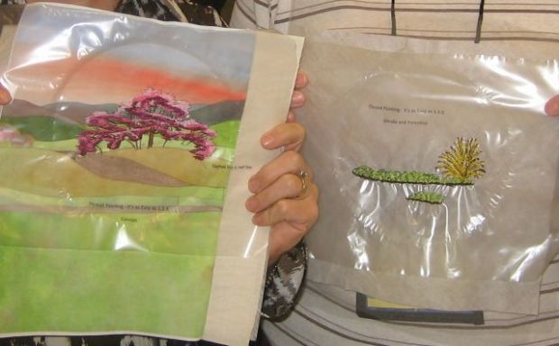 Thread Painted Foliage