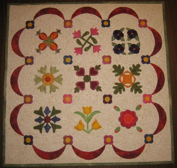 Miniature Baltimore Album Quilt