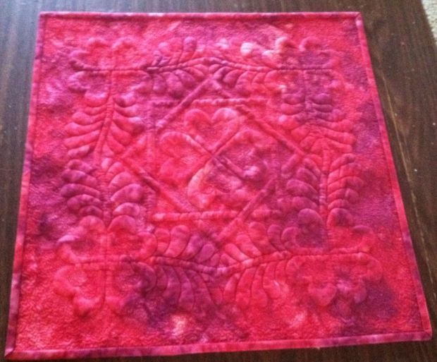 Finished Wholecloth Quilt