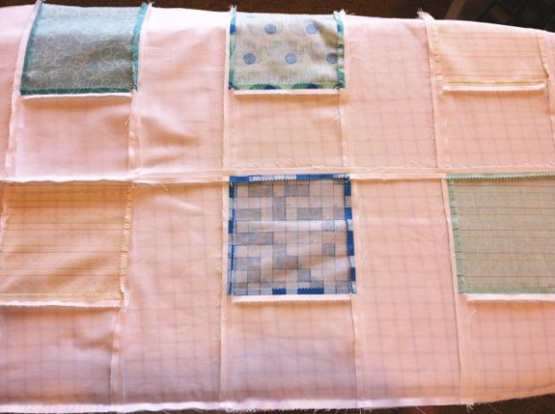 Seams Pressed Open Seams Pressed Open