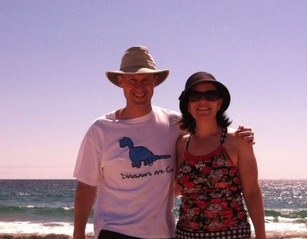 Christa & Jason at the Beach