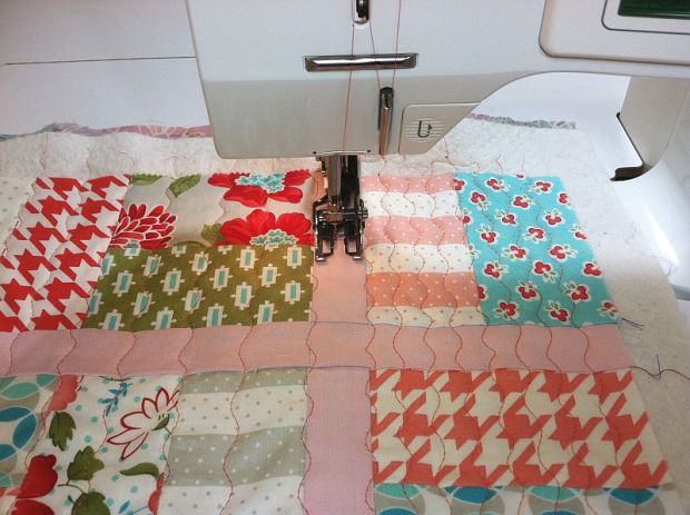 Half Inch Quilting Lines