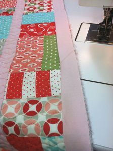 Finishing the Front Binding