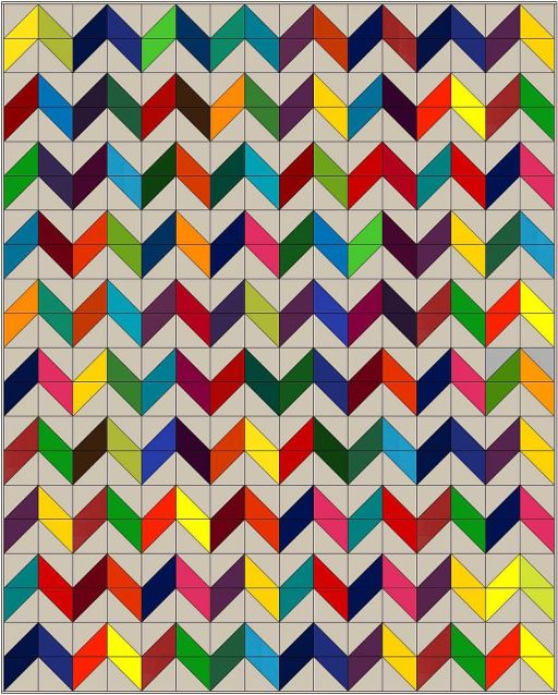 Charming Chevrons More Squares