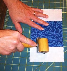 Seam roll the front.