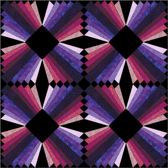 Modern Dresden in Purple