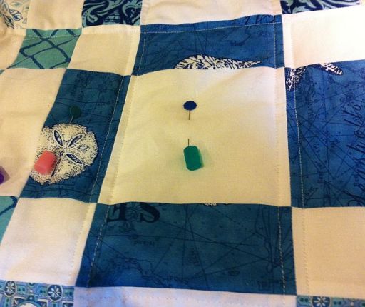 Quilting Vertical Lines