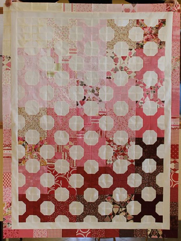 Hugs 'n Kisses Quilt Top