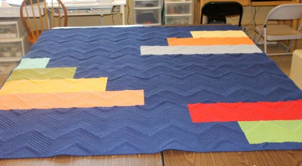 Strips of Color Backing