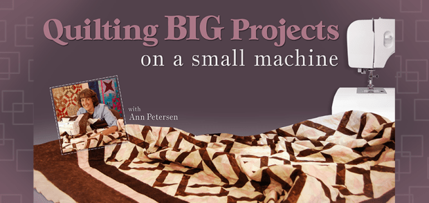 Quilting Big Projects on a Small Machine