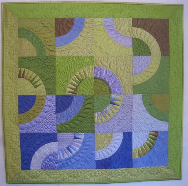 Curves Again!-35" x 35" by Ann Petersen Shared with Permission
