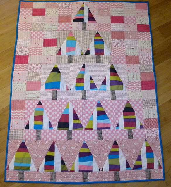 Modern Trees Quilt