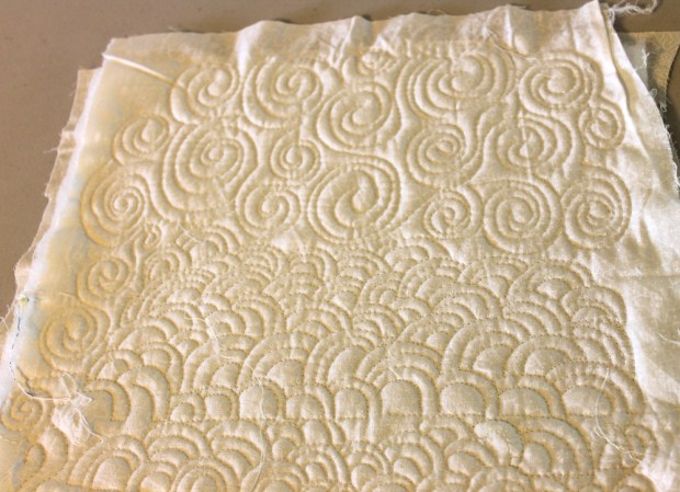 Free motion quilting practice