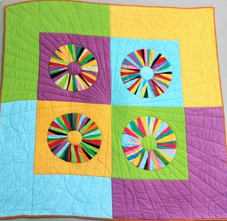 Dropping a Stone by Victoria Findlay Wolfe, 54" x 54"