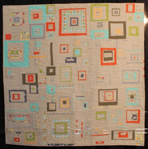 Tune In Next Week by Chawne Kimber, Quilted by Pamela Cole