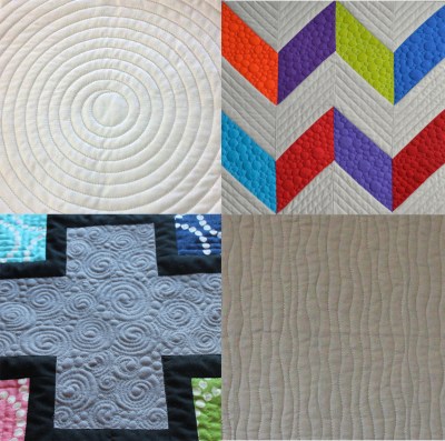 modern machine quilting samples