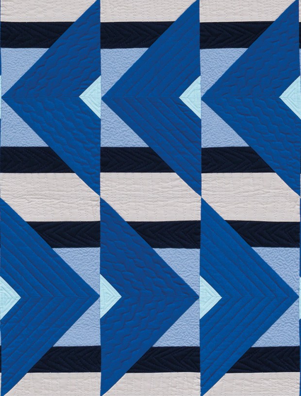 Directionally Challenged quilting detail