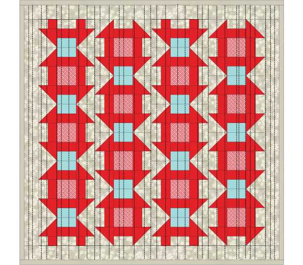 Straight Line Quilting