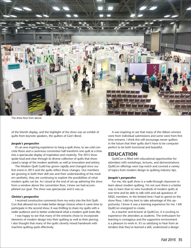 QuiltCon Article page 2