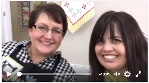 Facebook live with Christa Watson at My Girflriend's Quilt Shoppe