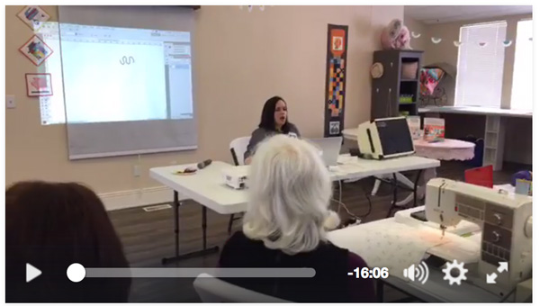 Facebook live with Christa Watson at My Girflriend's Quilt Shoppe