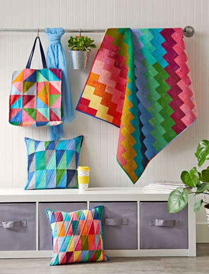 Scrap Lab projects featured in Quilts and More by Christa Watson, Jeni Baker and Sherri McConnell