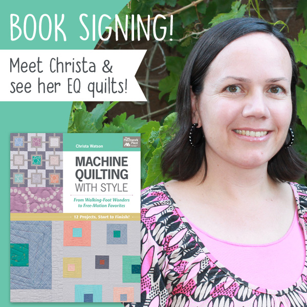 Christa Watson at QuiltCon in 2017