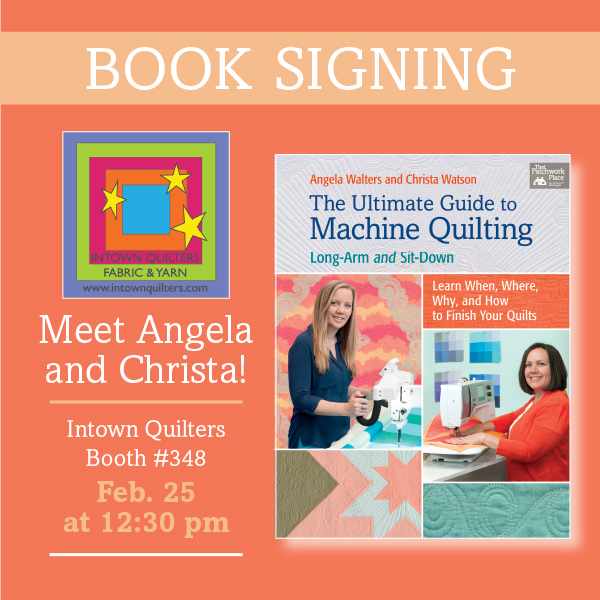 Meet Angela Walters and Christa Watson at QuiltCon