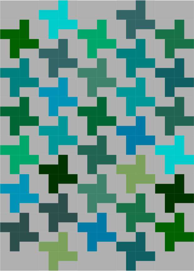 EQ7 sketch of teal/gray pinwheel quilt by Christa Watson