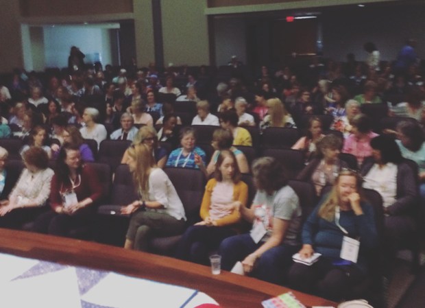 View from the stage at QuiltCon