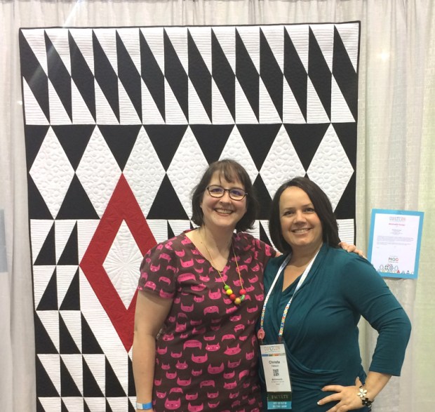 Meeting up with Craftsy Acquisitions Editor at QuiltCon