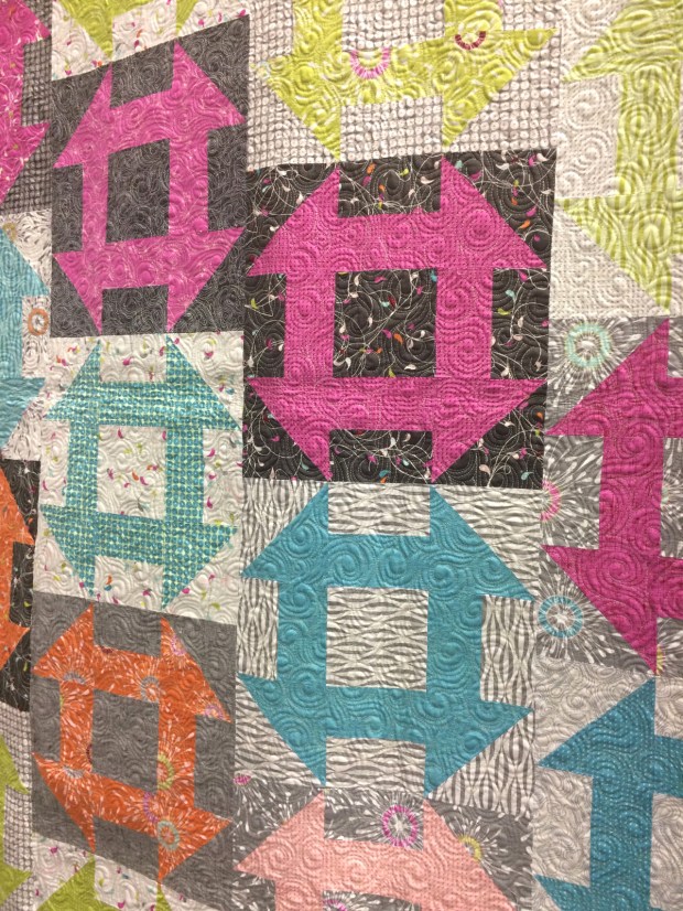 Machine Quilting Detail by Christa Watson