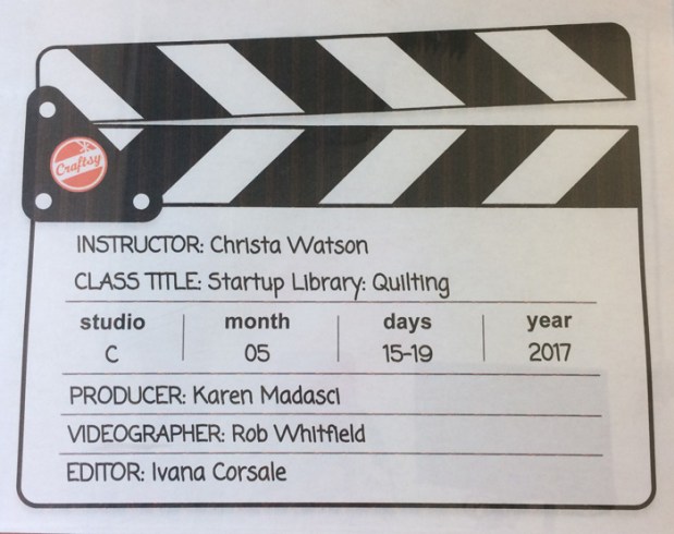 Startup Library: Quilting with Christa Watson