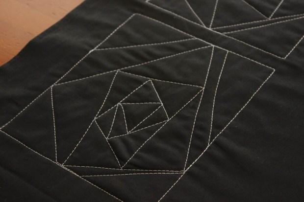 Kristin Machine Quilting practice.