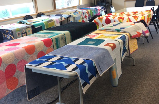 Christa Watson trunk show of quilts