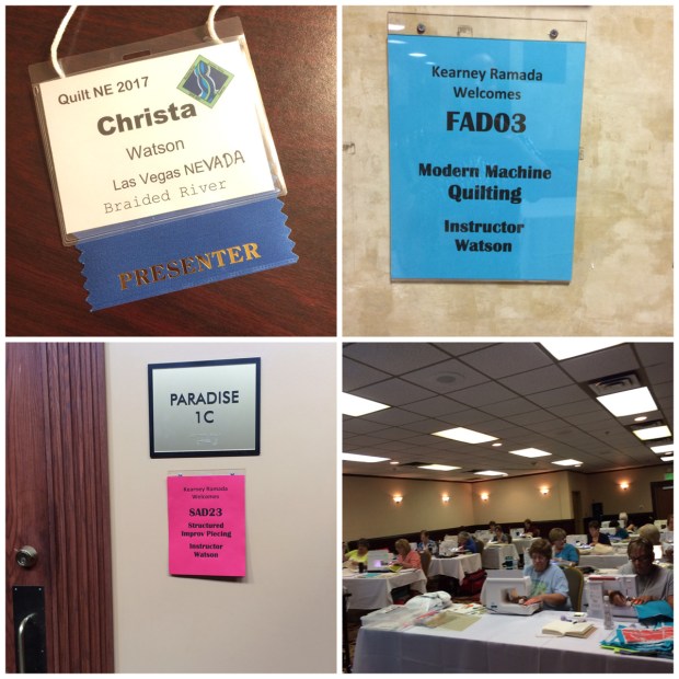 Teaching at Quilt Nebraska 2017