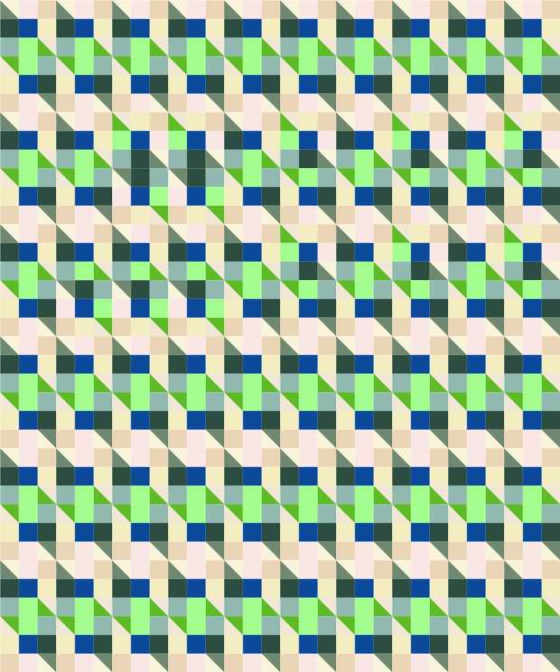 Alternate Layout for Mock Log Cabin Blocks