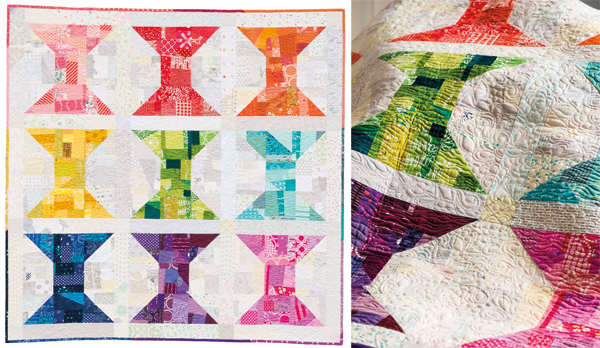 Spools from Piece and Quilt with Precuts by Christa Watson