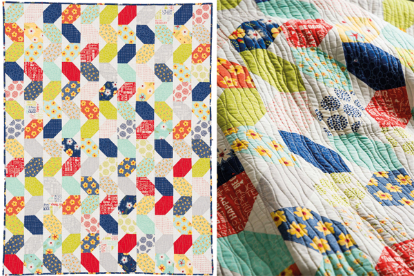 Squiggles Quilt from Piece and Quilt with Precuts by Christa Watson