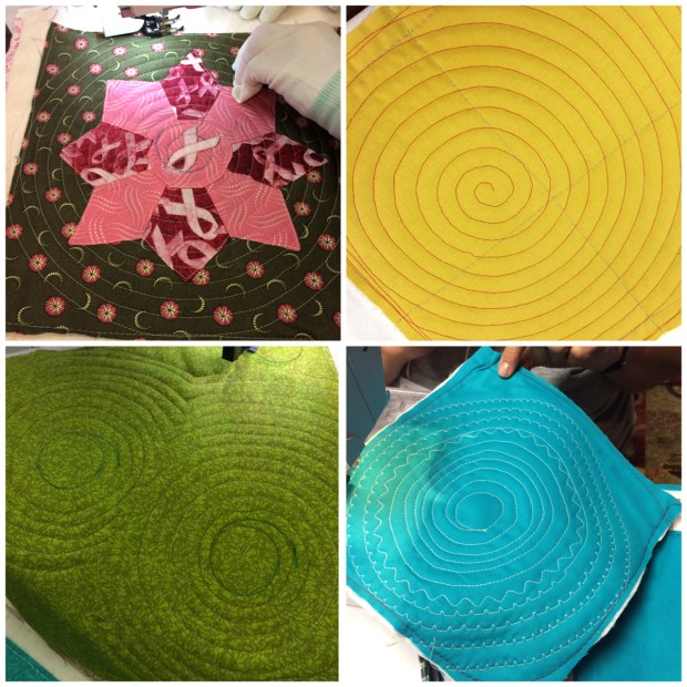 Walking Foot Quilting: Spirals