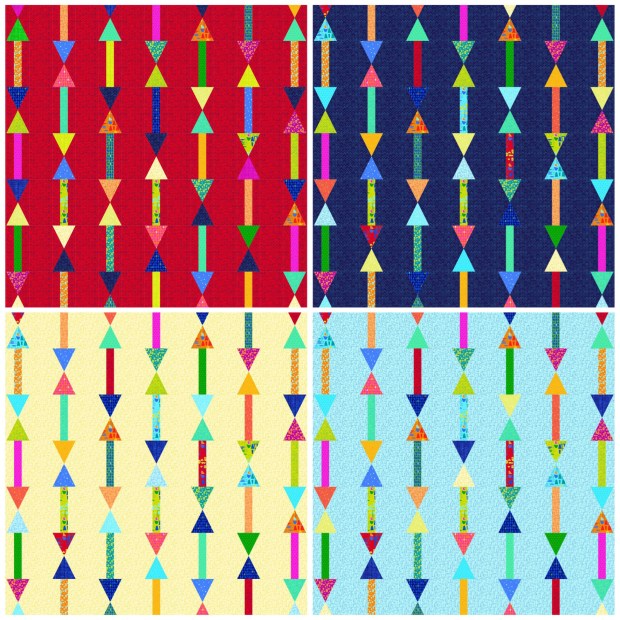Arrows in 4 colors