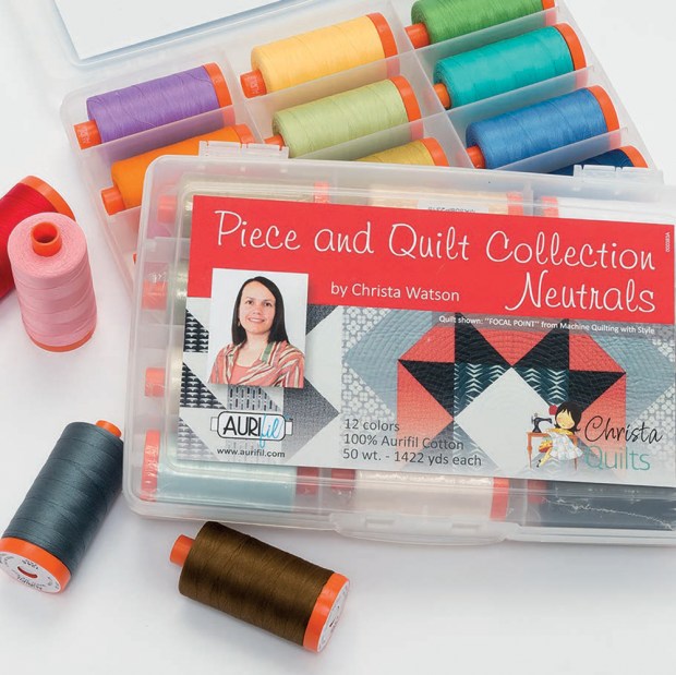 Piece and Quilt Collection Aurifil Thread by Christa Watson